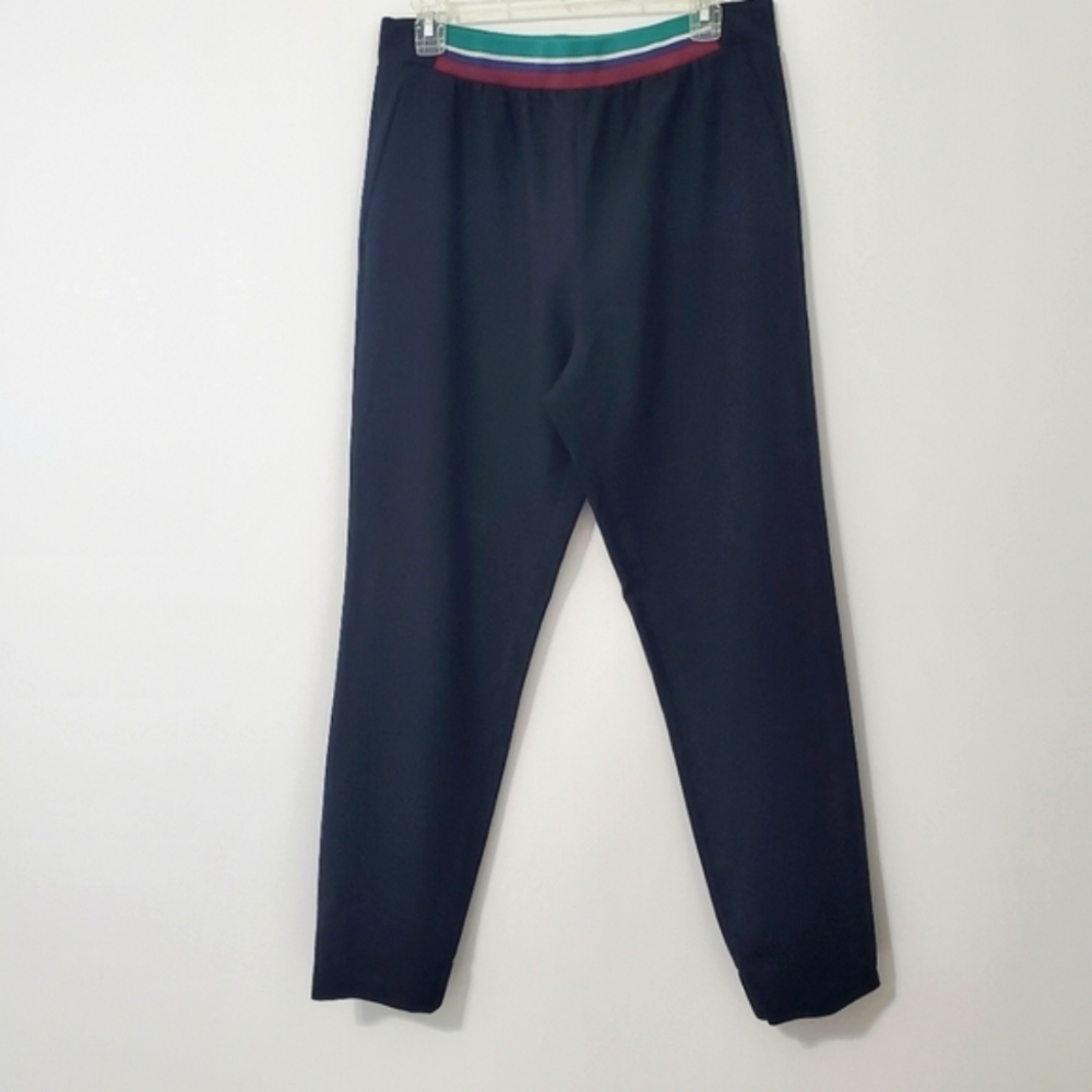 Tibi Womens Black Jogger Pants Pull On Size 8